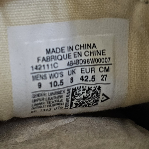 Converse Pro Leather Vulc Low Top Unisex Shoes Suede Hamadan Ivory NIB 9M/10.5W - Picture 12 of 14